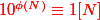 \red{10^{\phi(N)} \equiv 1 [N]}